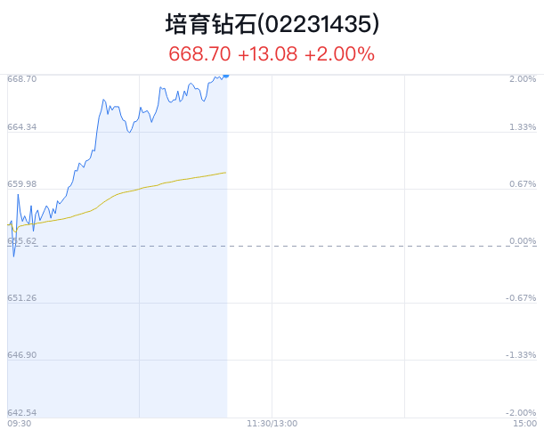 培育钻石概念盘中拉升，晶盛机电涨 13.52%- 第 1 张图片 - 小城生活