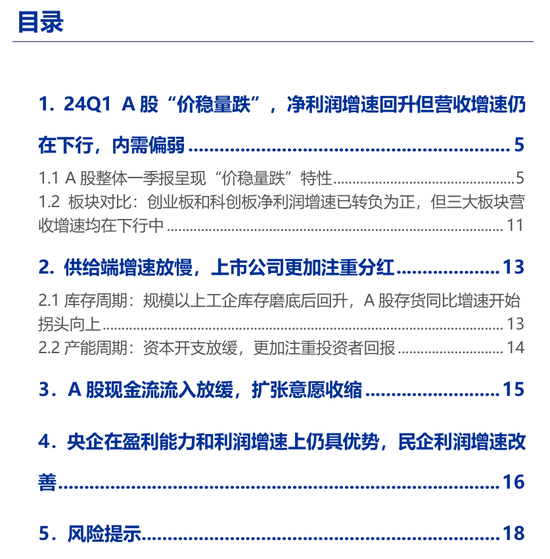 申万宏源策略：价稳量跌、产能供给放慢更加注重分红 - 第 1 张图片 - 小城生活