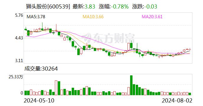 狮头股份收到山西证监局行政监管措施决定书 - 第 1 张图片 - 小城生活