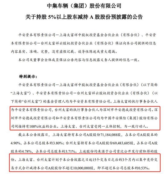 险资加速调仓 中国平安关联私募基金拟减持两家创业板公司 本轮行情至少 6 家上市公司被险资减持 - 第 1 张图片 - 小城生活