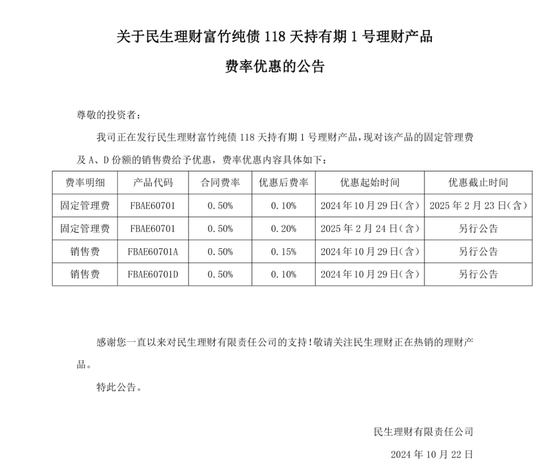 低至 0%！多家理财公司：降费！- 第 1 张图片 - 小城生活